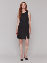 Load image into Gallery viewer, LINEN DRESS | BLACK