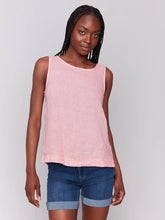 Load image into Gallery viewer, LINEN BLOUSE | GUAVA