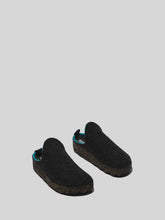 Load image into Gallery viewer, ROUND TOE MULE | CHARCOAL