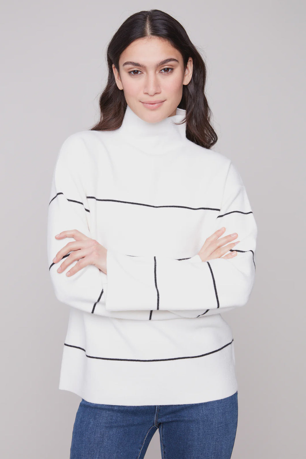 FUNNEL SWEATER | ECRU