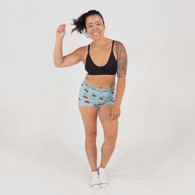 BRIA BOYSHORTS  |  CHERRIES