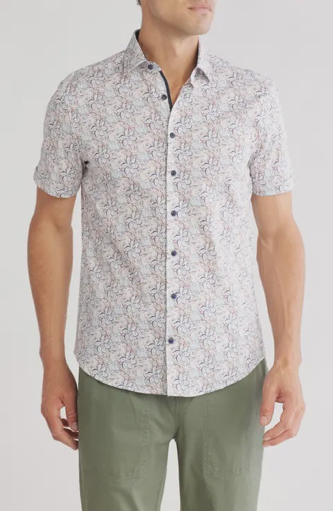 SPORT SHIRT LINEN BLEND | TAN