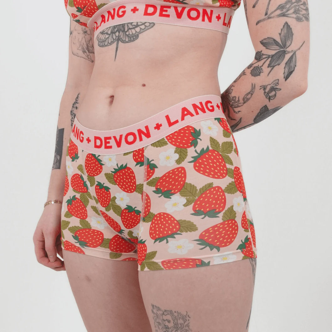 BRIA BOYSHORT  |  WILD STRAWBERRY