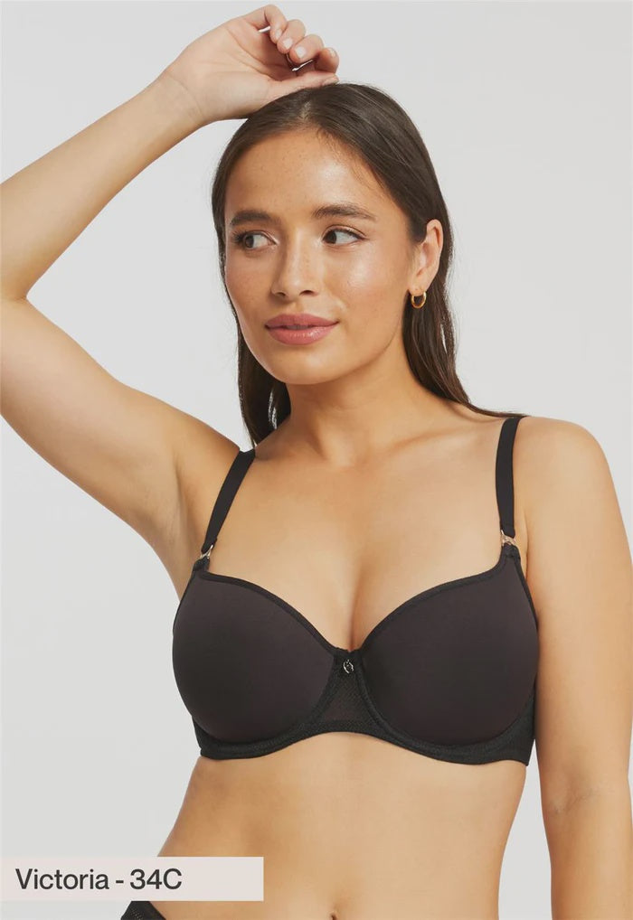 SPACER BALCONETTE BRA  |  BLACK