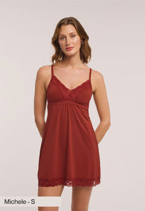 BUST SUPPORT CHEMISE  |  CHILI