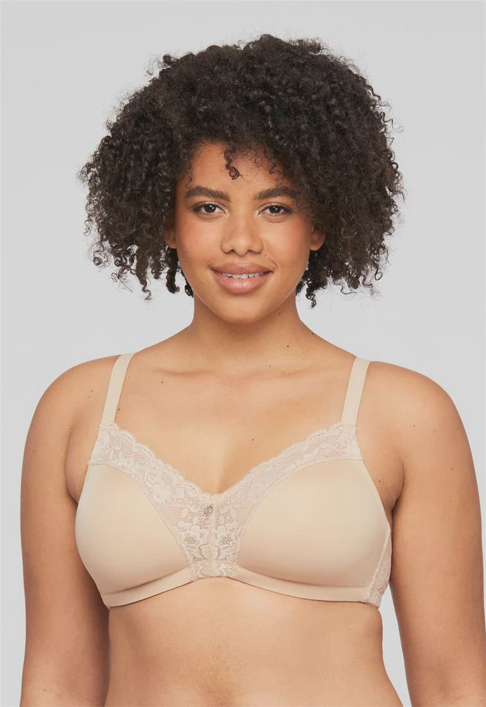 WIRE FREE DREAM BRA  |  SAND