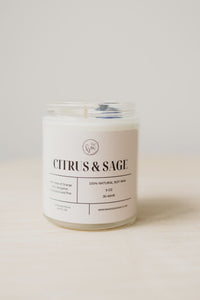 CITRUS & SAGE CANDLE  |  5OZ
