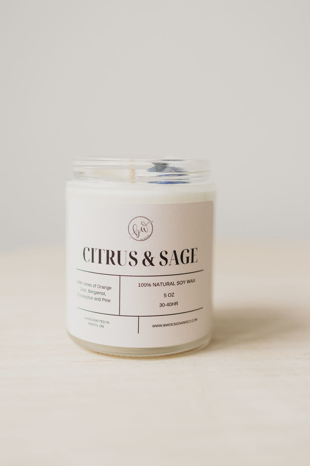 CITRUS & SAGE CANDLE  |  5OZ