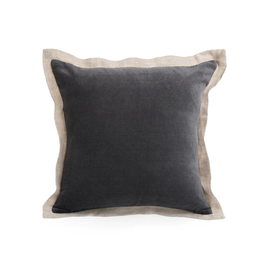 VELVET LINEN PILLOW | 17X17
