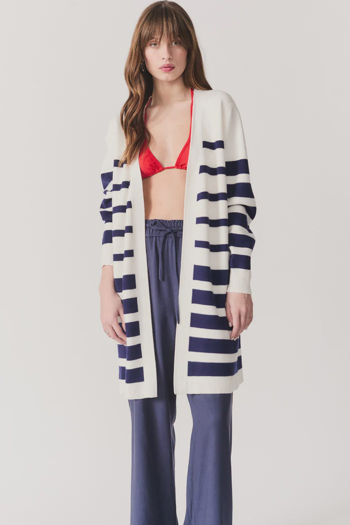 LAGOS CARDIGAN  |  NAVY STRIPE