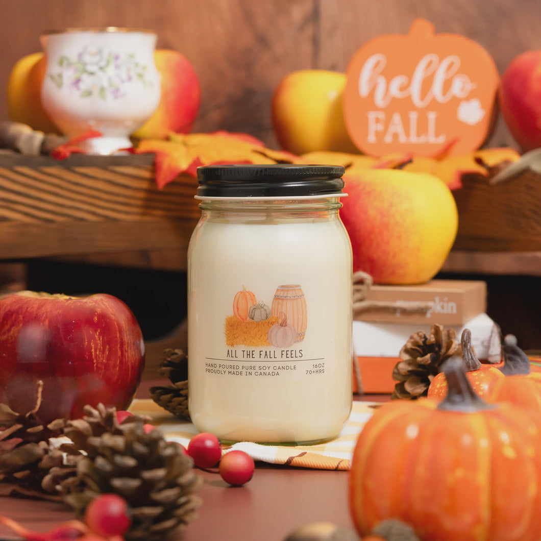 ALL THE FALL FEELS CANDLE  |  16 OZ