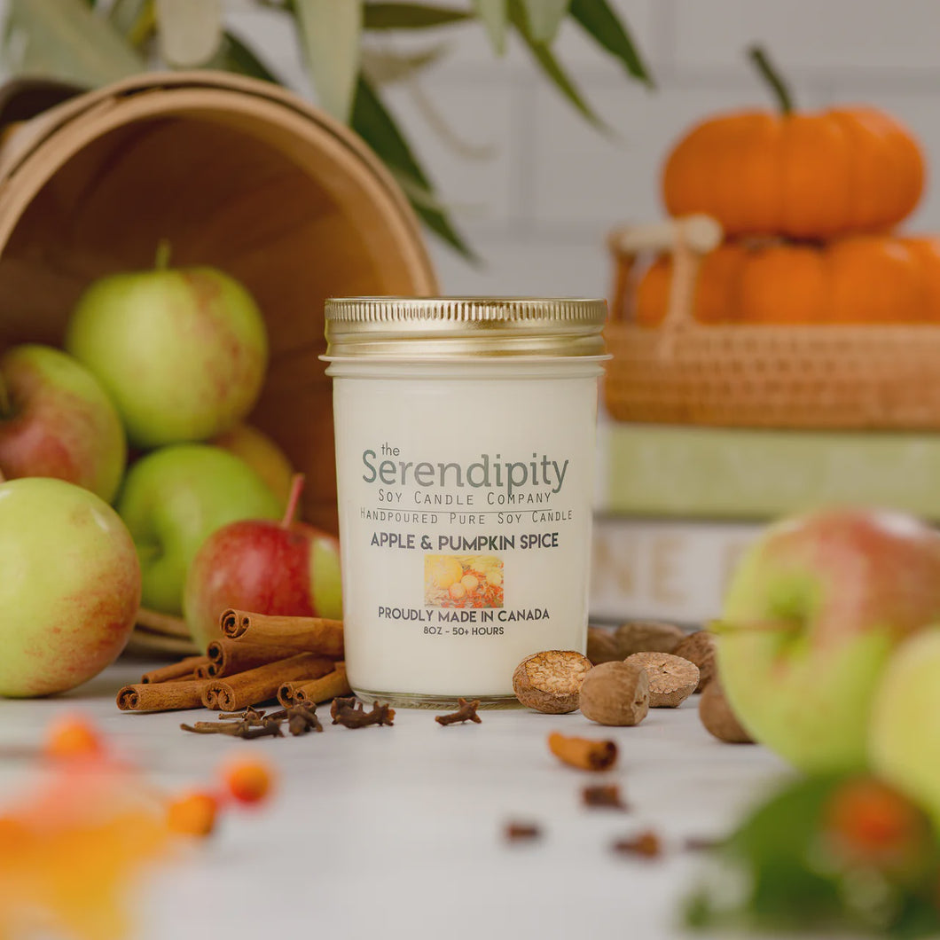 APPLE AND PUMPKIN SPICE CANDLE  |  16OZ