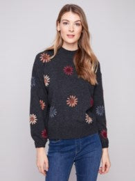 CHARLETTE EMBROIDERED SWEATER  |  AUTUMN