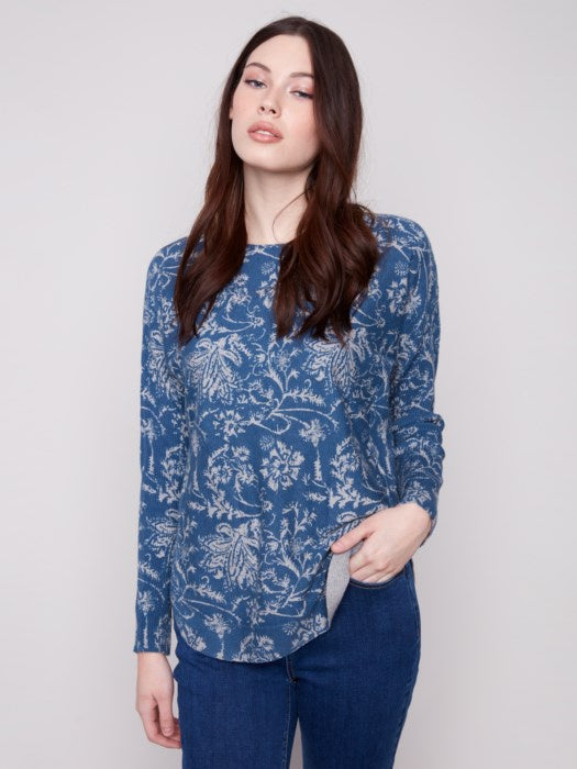 JERRI LONG SLEEVE WITH POCKETS  | BLUE
