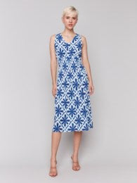 MOSAIC DRESS  |  BLUE