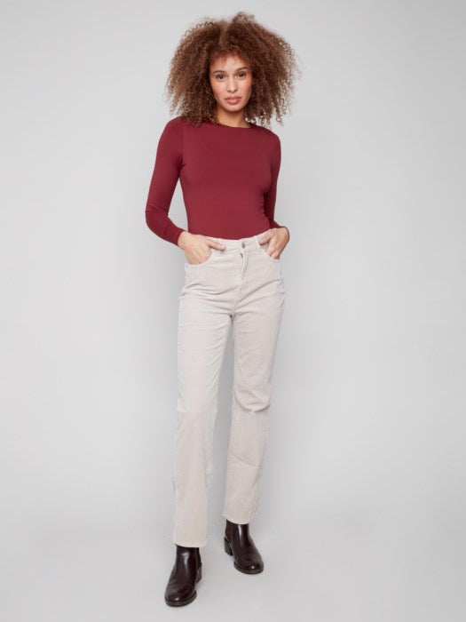 CHARLIE STRAIGHT LEG CORD  |  VANILLA OAT