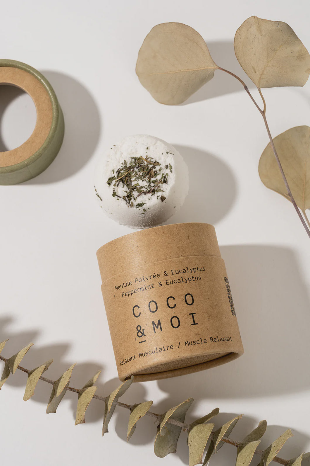 BATH BOMB | PEPPERMINT & EUCALYPTUS 1 X 68G