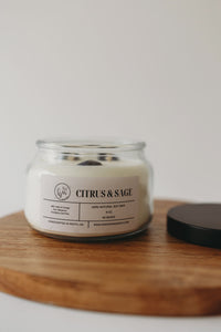 CITRUS + SAGE CANDLE  |  9OZ