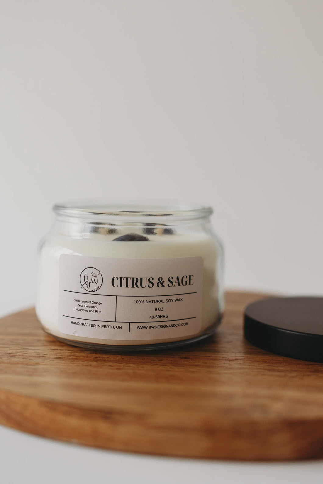 CITRUS + SAGE CANDLE  |  9OZ