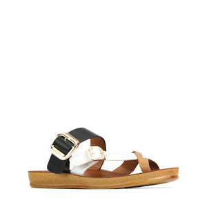 DANY SANDAL | BLACK WHITE