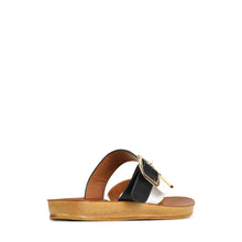 Load image into Gallery viewer, DANY SANDAL | BLACK WHITE
