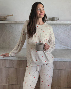 MARNA JERSEY SET  |  BRUNCH PRINT