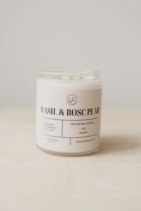 BASIL & BOSC PEAR CANDLE  |  5OZ