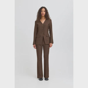 LEXI STRAIGHT LEG PAND  |  COFFEE BEAN