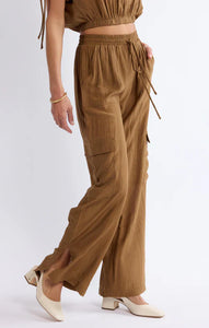 LIGHT A FIRE CARGO PANTS | BROWN