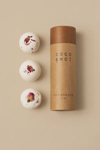 BATH BOMB TRIO | ROSE & YLANG YLANG X 3
