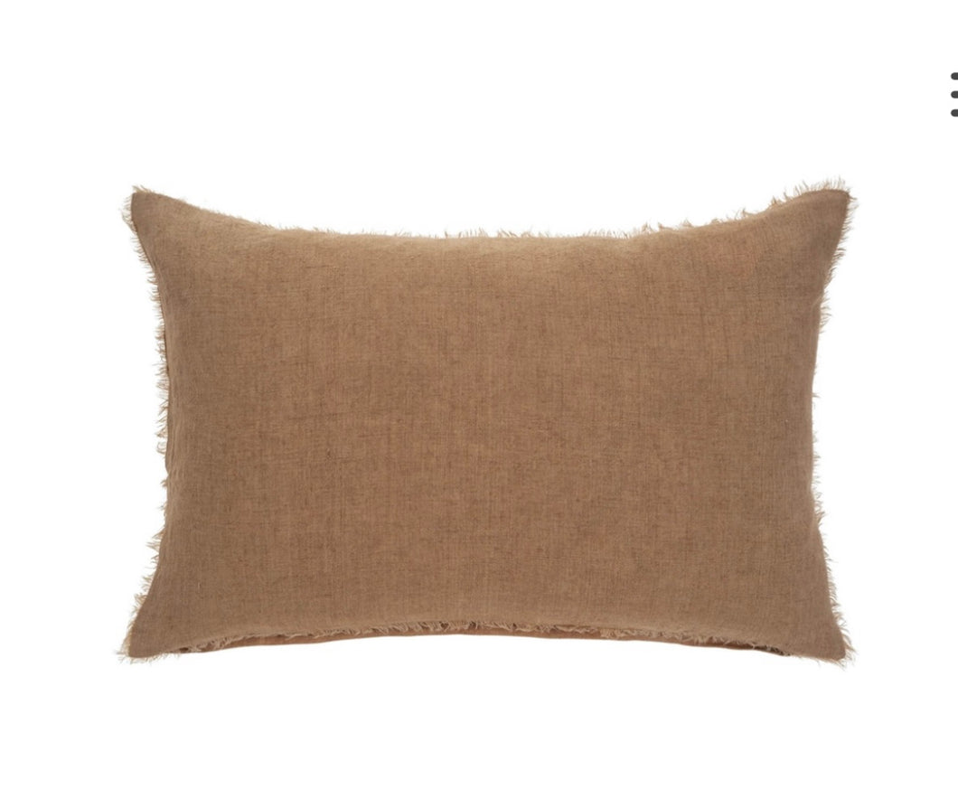 LINA LINEN PILLOW | PEONY
