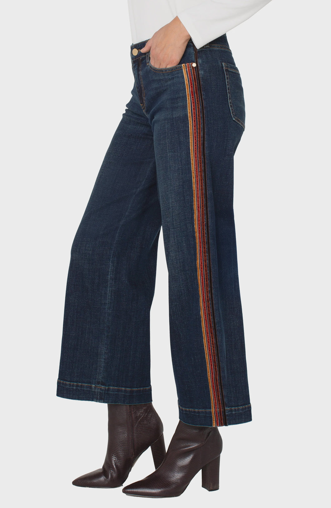 STRIDE WIDE LEG VELVET 27