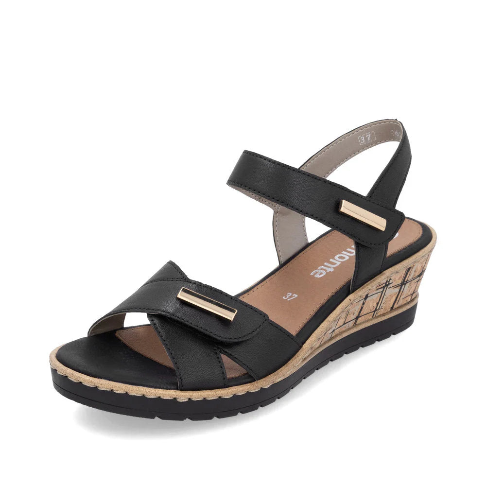 JERILYN SANDAL  |  BLACK