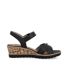 Load image into Gallery viewer, JERILYN SANDAL  |  BLACK
