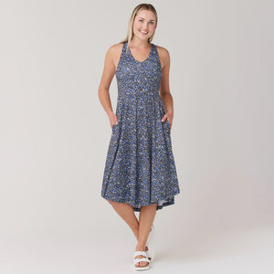 PIPER DRESS  |  PETALS BLACK