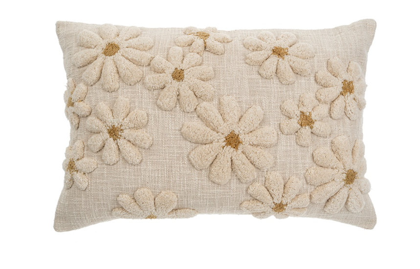 DAISY PILLOW  |   CREAM