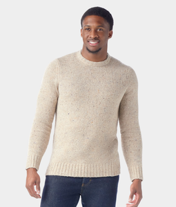 HEAVY CREW SWEATER  |  OAT HEATHER