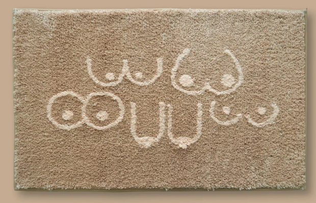BOOBS BATH MAT