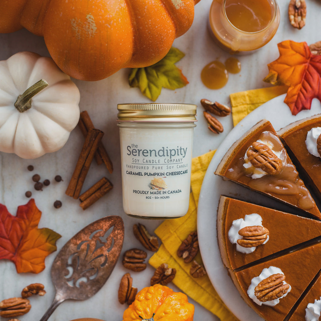 CARAMEL PUMPKIN CHEESECAKE CANDLE  |  16 OZ