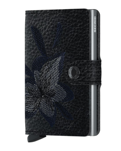 MINI WALLET  |  BLACK MAGNOLIA