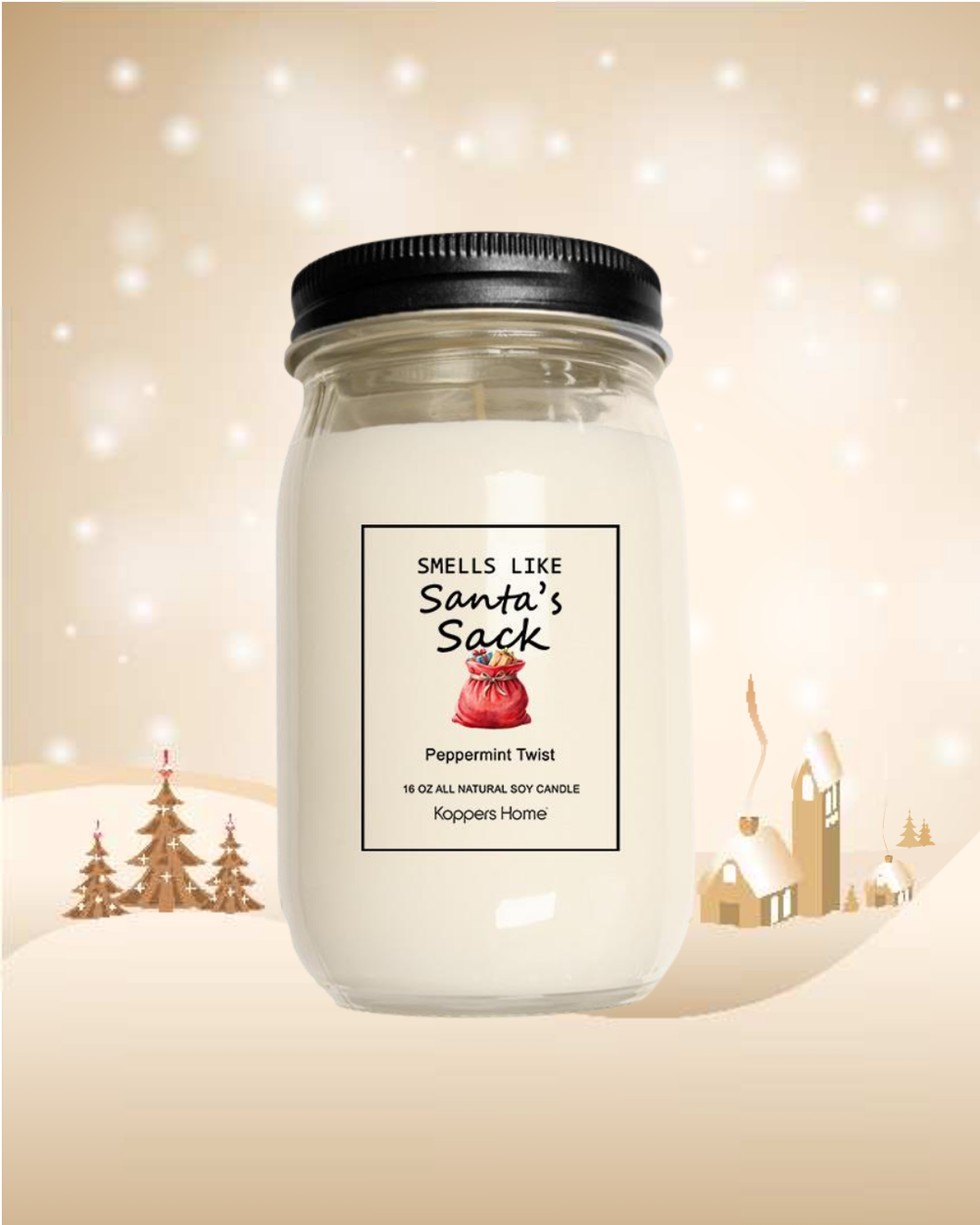 SANTAS SACK SOY CANDLE | 16 OZ