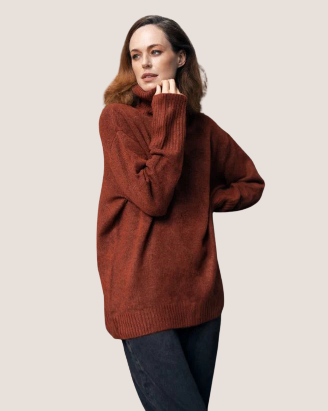 DOG WALKER SWEATER | PUMPKIN