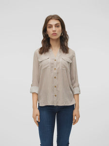 BUMPY LS SHIRT  |   BROWN LENTIL