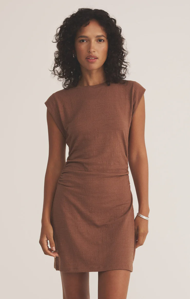 CAMINO MINI DRESS  |  TEAKWOOD