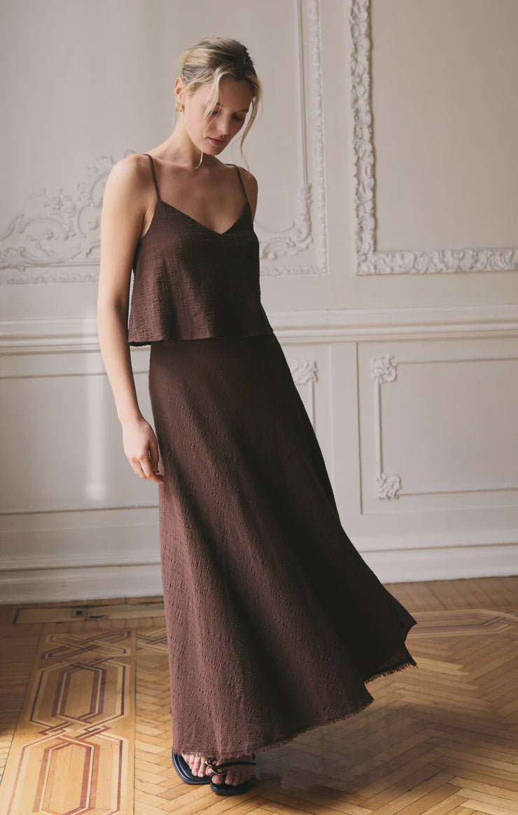 SALERNO WRAP SKIRT  |  LAVA ROCK