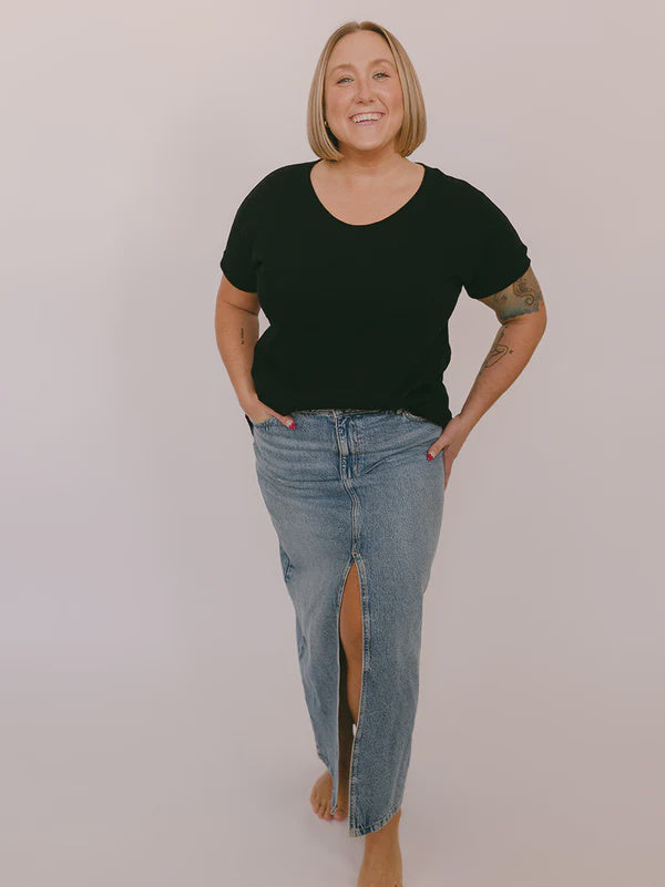 JANIS TEE  | BLACK