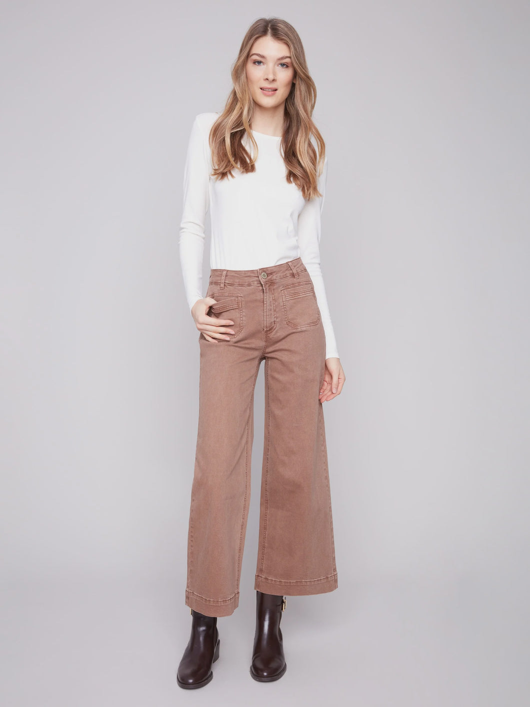PATCH POCKET TWILL | TRUFFLE