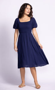 STASSI DRESS  |  NAVY