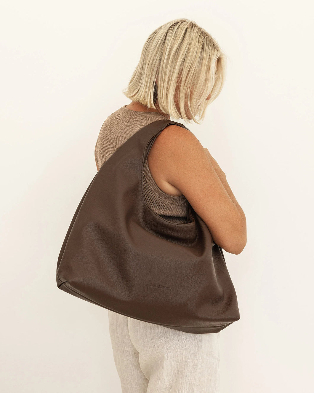 MONACO SHOULDER BAG | CHOCOLATE