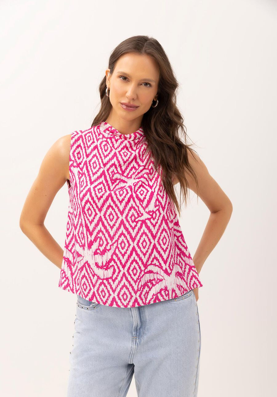 BLUSA COWL NECK  |  PINK